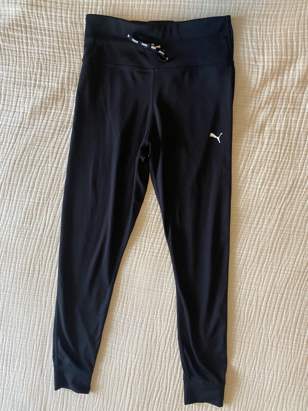 PUMA Black High Rise Performance Leggings Size Medium